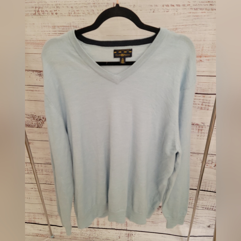 CLUB ROOM XL ITALIAN WOOL SWEATER